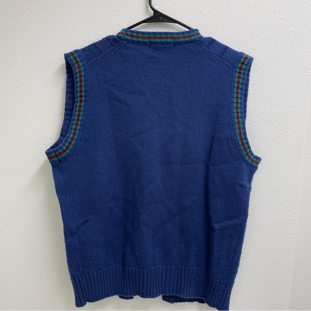 Grand Slam Vintage Cable Knit Sweater Vest - Picture 4 of 7